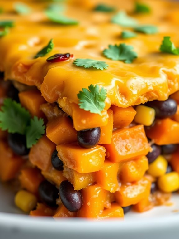 savory casserole with beans