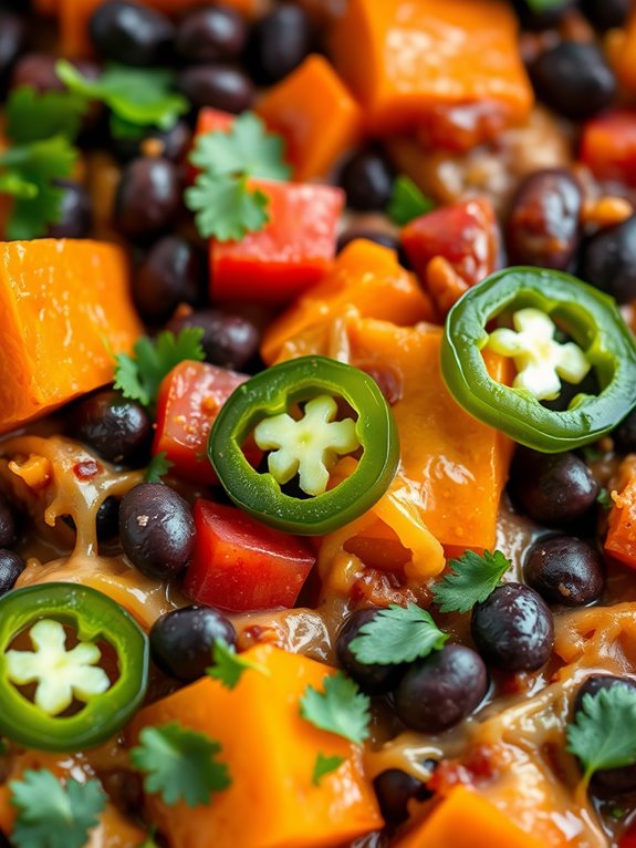 savory casserole with beans