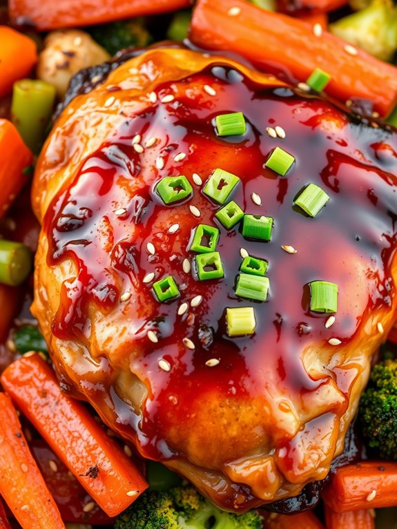 savory chicken and vegetables
