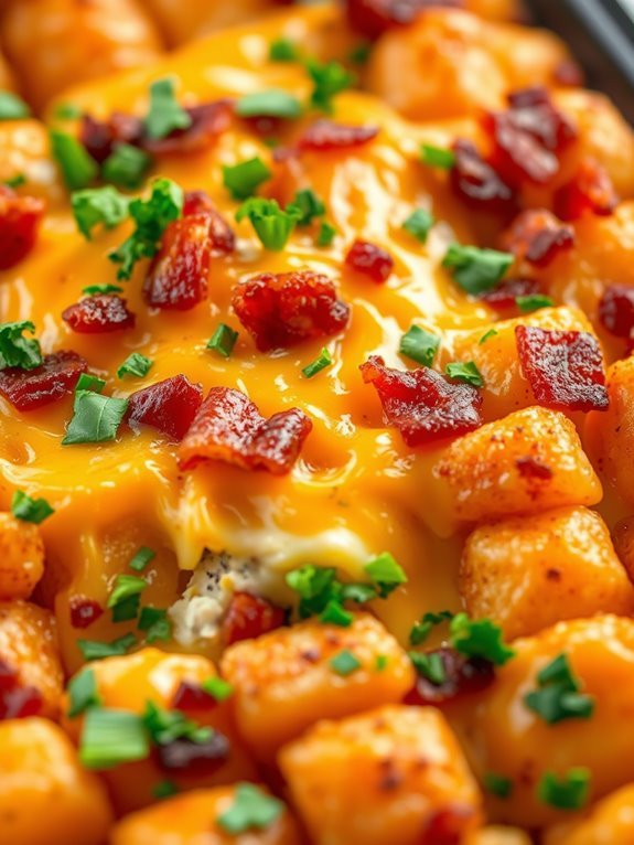 savory chicken bacon casserole