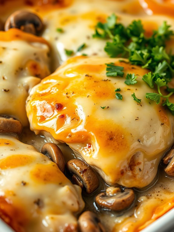 savory chicken mushroom dish