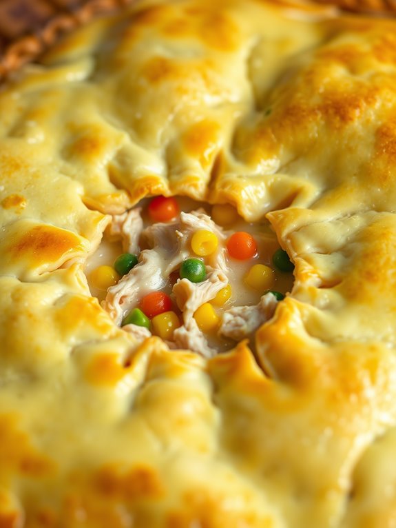 savory chicken pie casserole