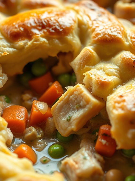 savory chicken pie casserole