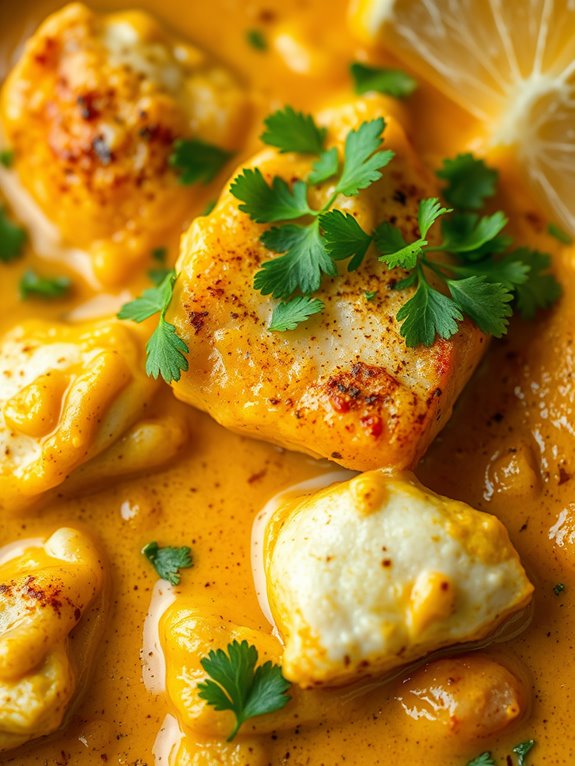 savory fish curry dish