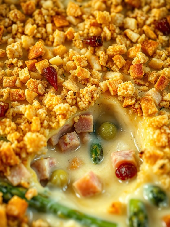 savory ham and asparagus casserole