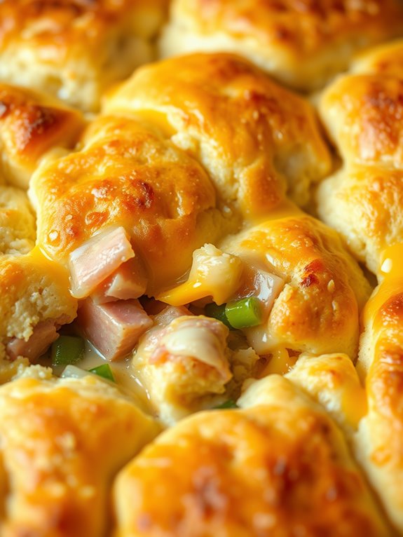 savory ham and cheese casserole