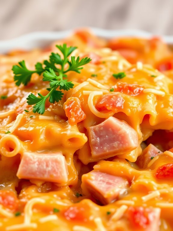 savory ham and sweet potatoes