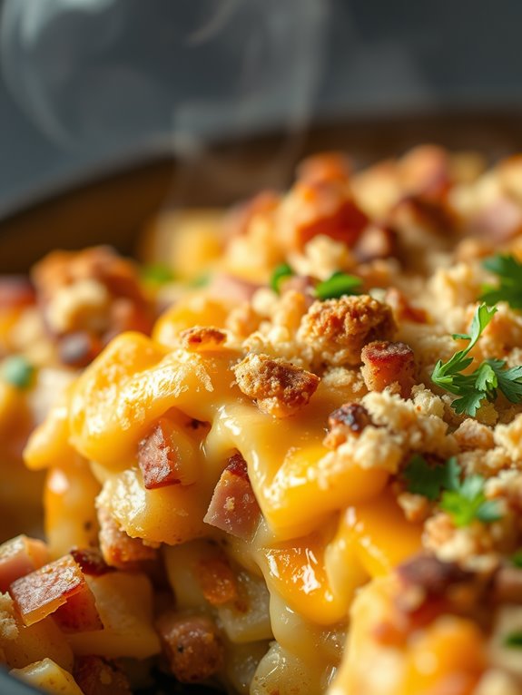 savory ham cheese casserole