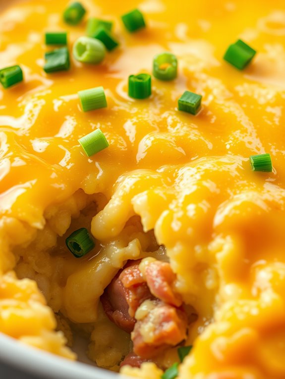 savory ham cheese grits casserole