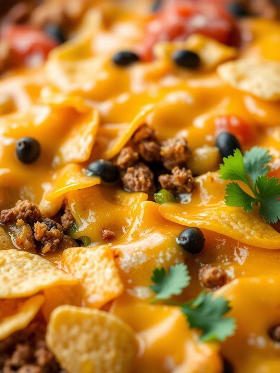 savory mexican beef bake