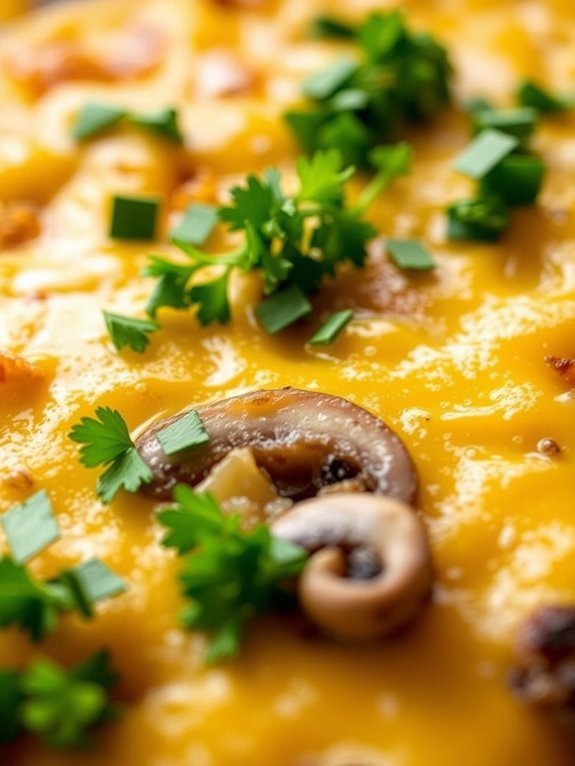 savory mushroom onion casserole