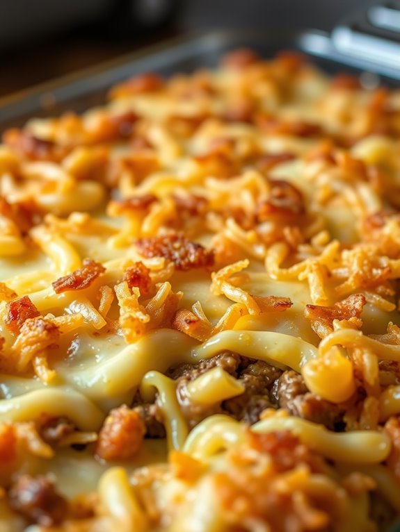 savory onion beef dish