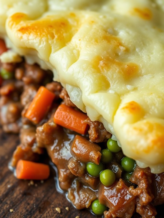 savory pie with potatoes