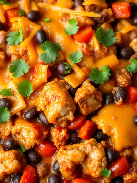savory pork and beans