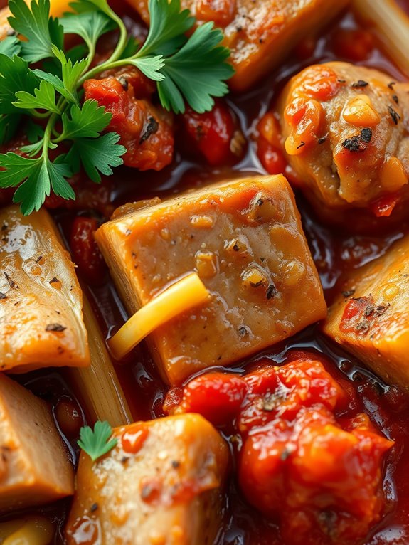 savory pork and fennel dish