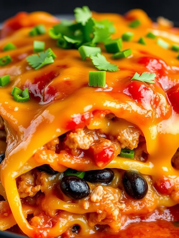 savory pork enchilada dish