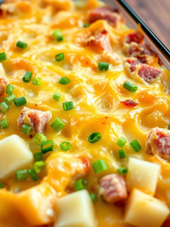 savory potato ham casserole