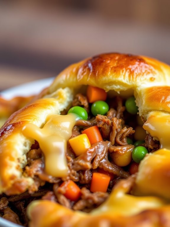 savory pulled pork casserole