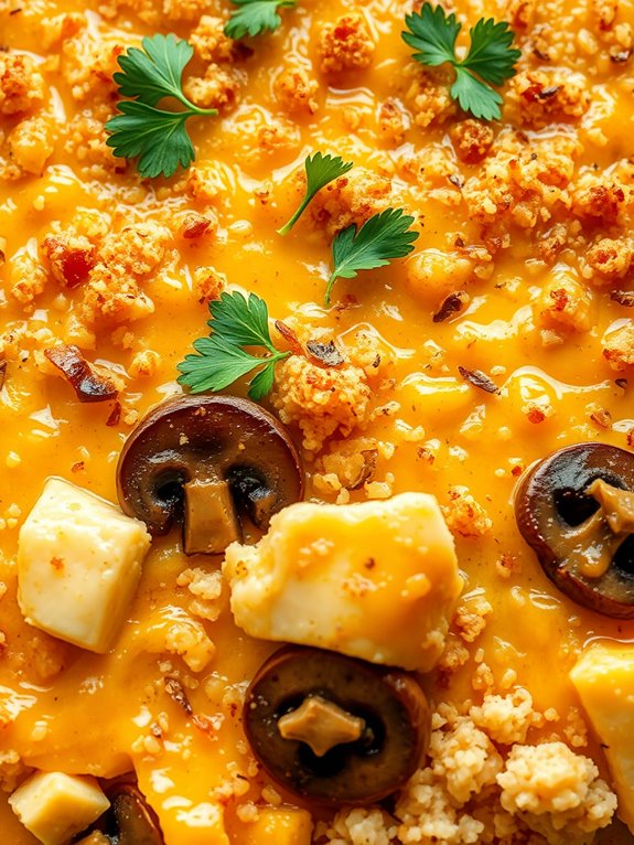 savory quinoa casserole dish