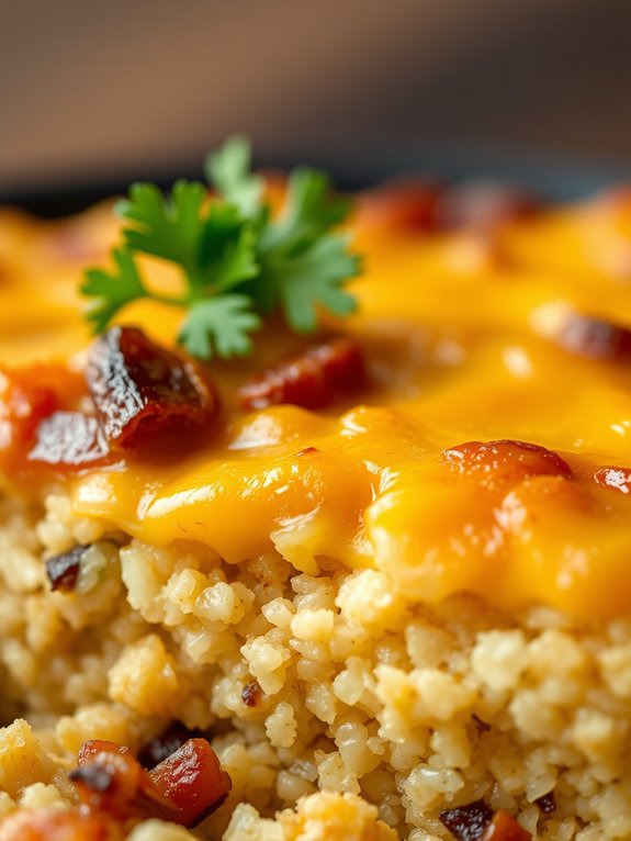 savory quinoa onion bake
