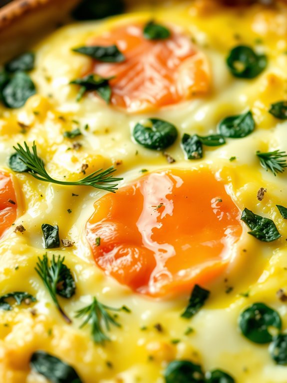 savory smoked salmon dish