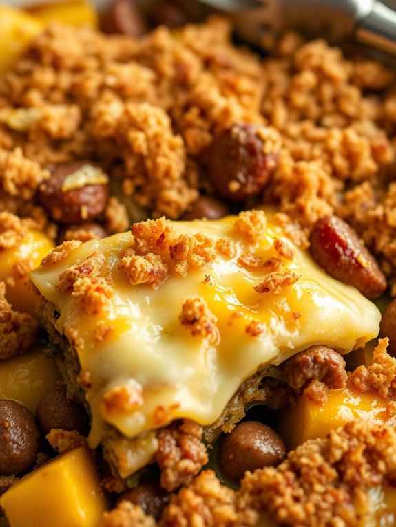 savory squash and sausage dish