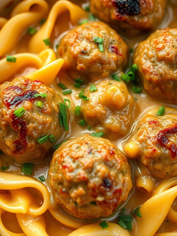 savory swedish meatball dish