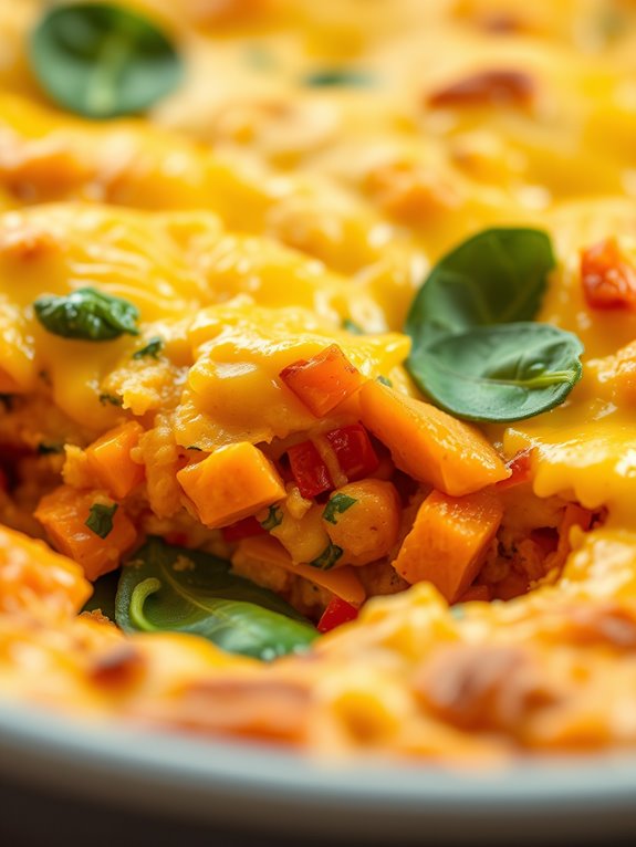 savory sweet potato turkey casserole