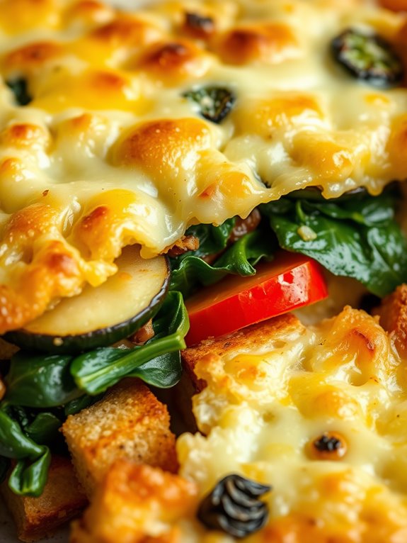 savory vegetable cheese casserole