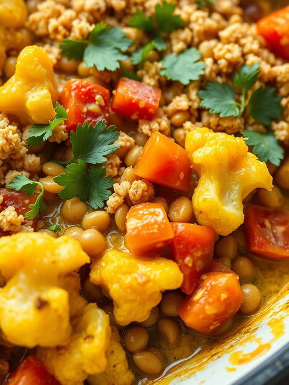 savory vegetable curry dish