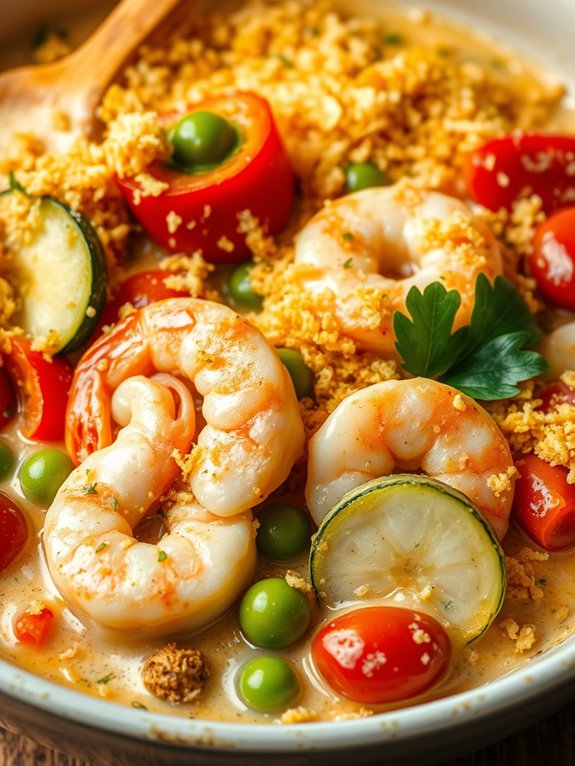 seafood and vegetable dish