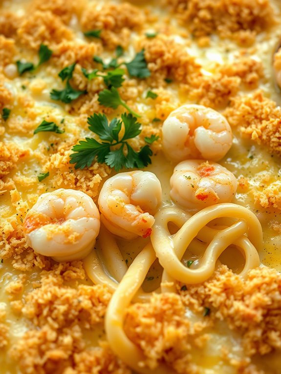 seafood pasta baked casserole