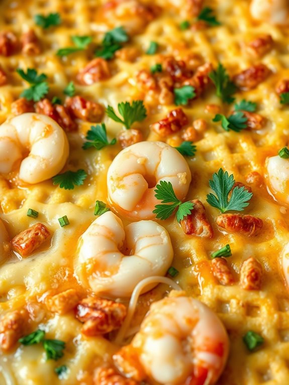 seafood with ritz topping