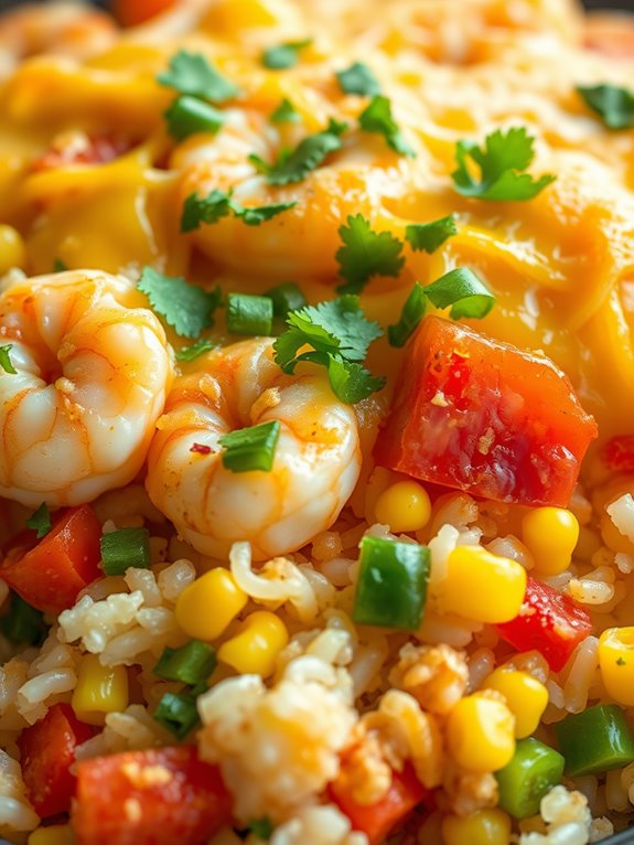 shrimp and rice bake