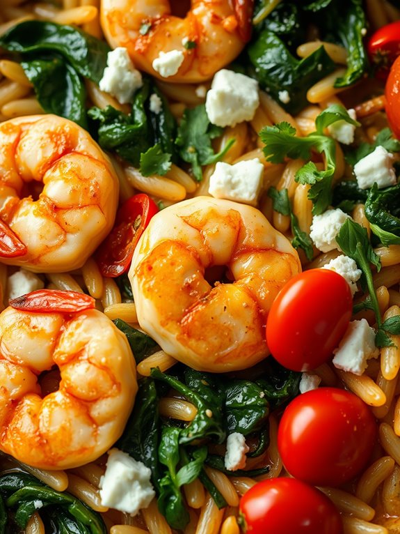 shrimp baked with orzo