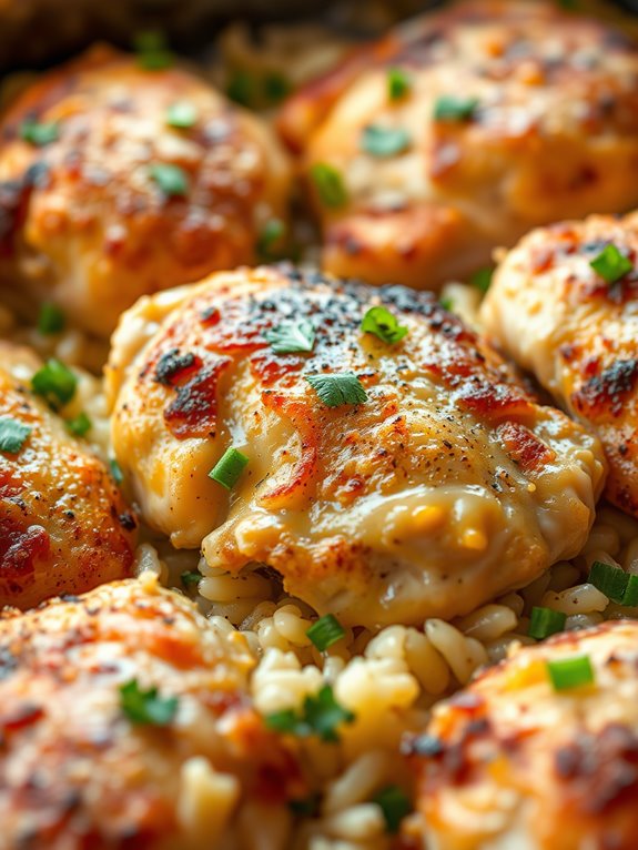 southern chicken rice casserole