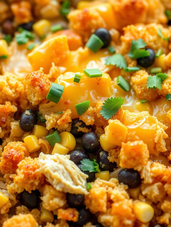 southwest chicken cornbread stuffing
