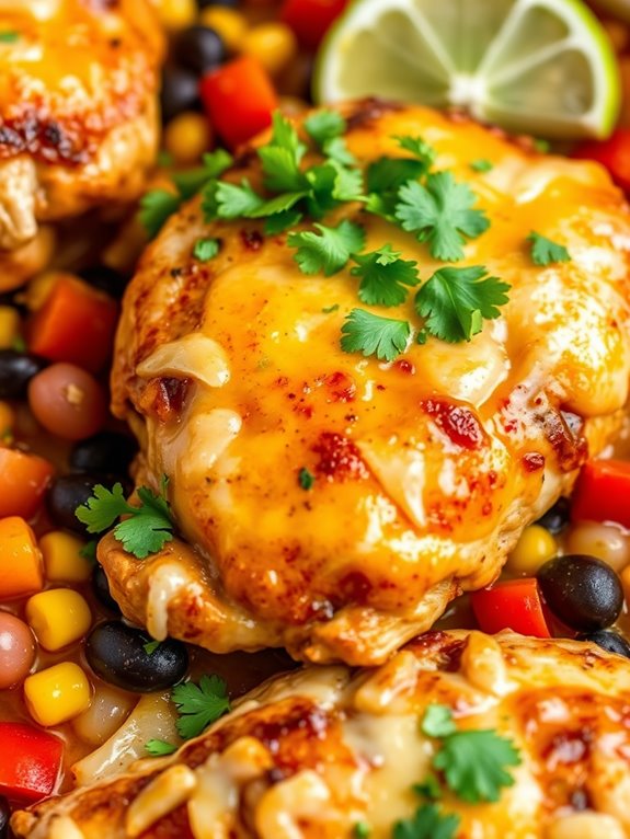 southwest chicken thigh casserole
