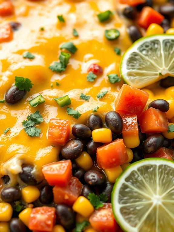southwestern casserole with beans