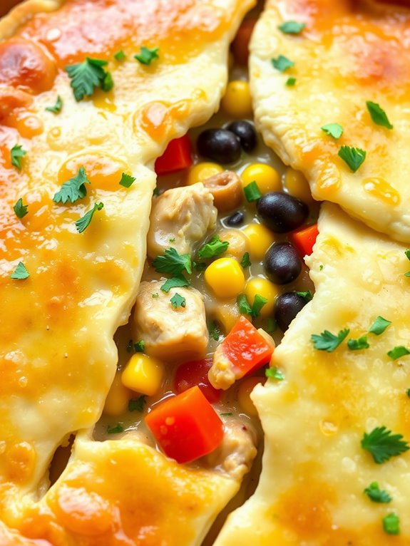 southwestern chicken pot pie
