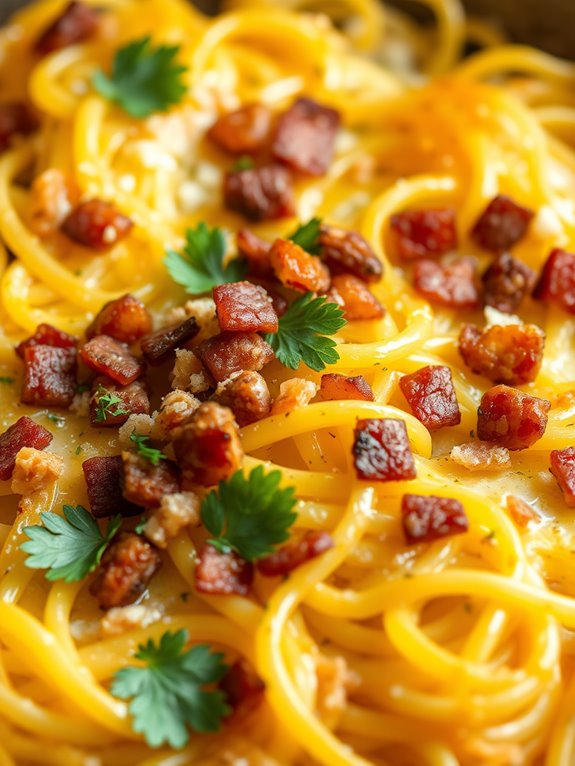 spaghetti squash pasta dish