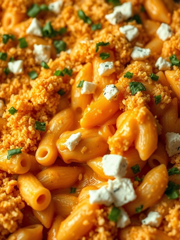 spicy buffalo chicken pasta