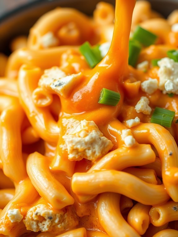 spicy buffalo chicken pasta