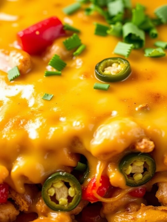 spicy cheesy chicken casserole