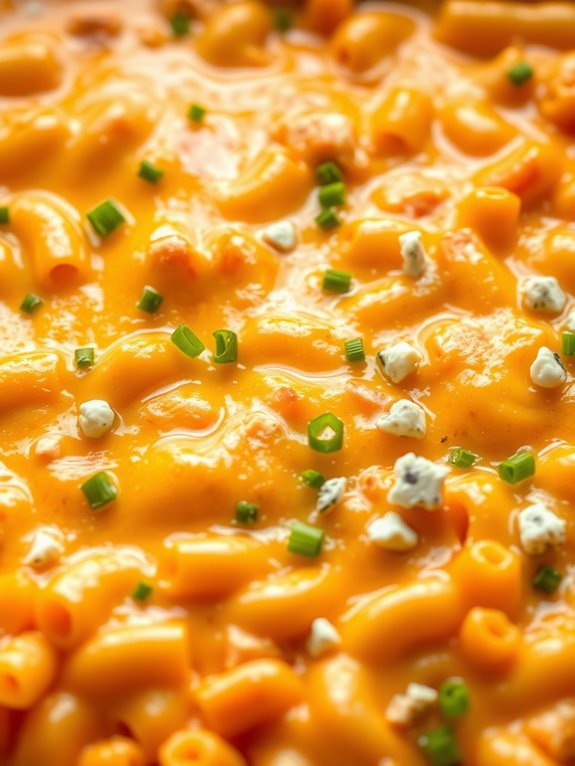 spicy cheesy pasta dish