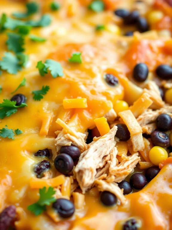 spicy chicken bean casserole
