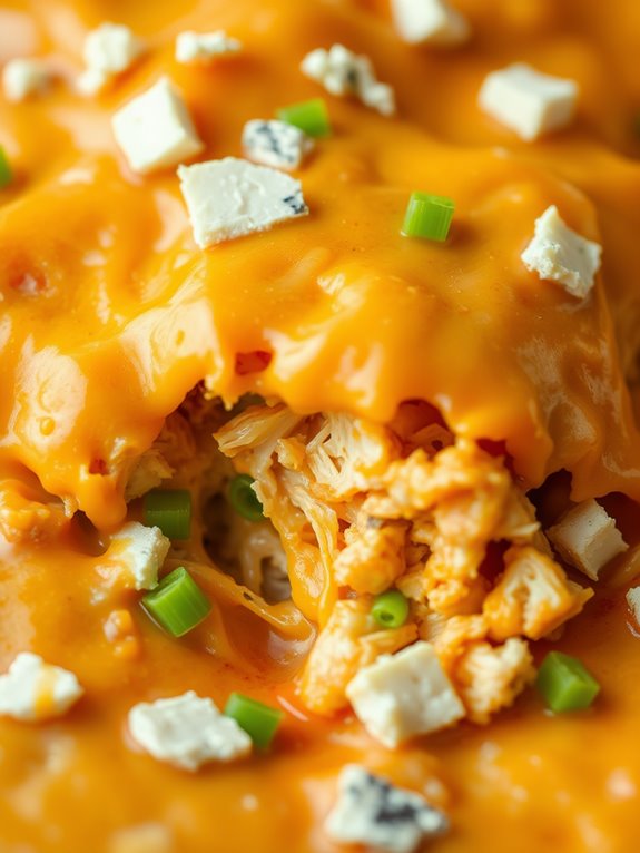 spicy chicken cheese bake