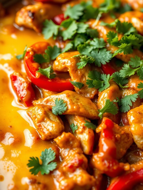 spicy chicken fajita casserole