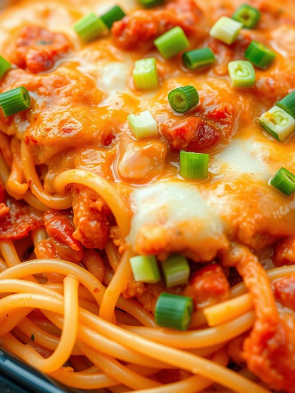 spicy kimchi noodle bake