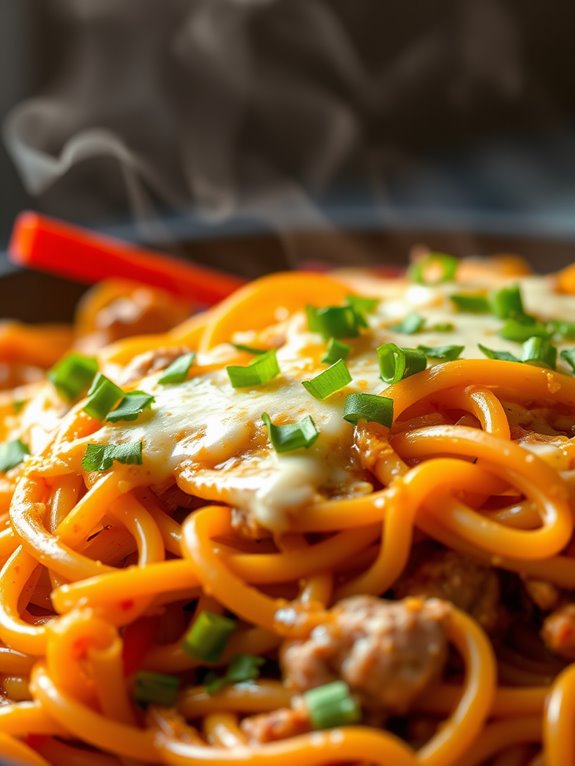 spicy noodle bake recipe